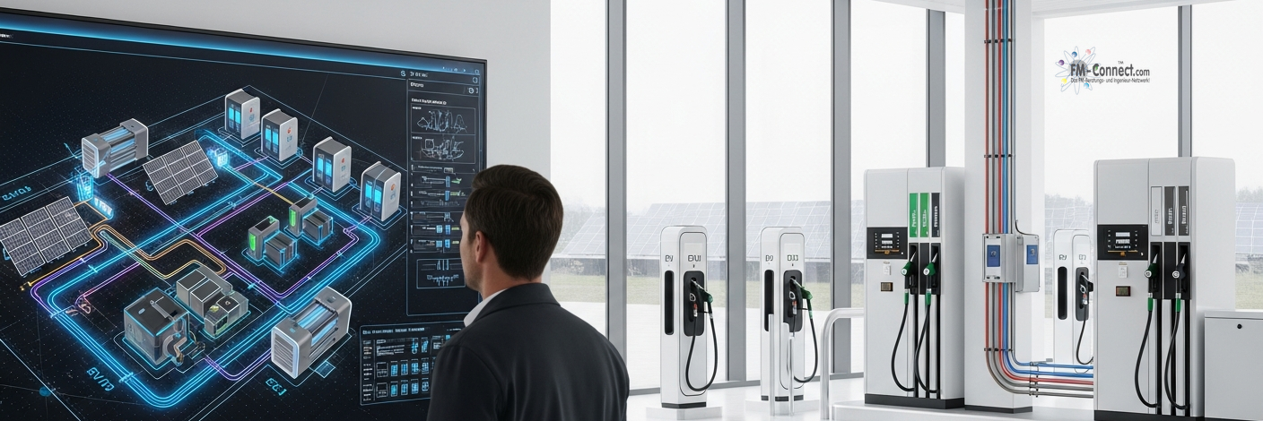 Lade- und Betankungsinfrastruktur für das Flottenmanagement